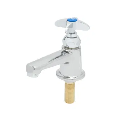 obraz dla B-0710 Sill Faucet, 1/2" NPS Male Shank, Non-Splash Aerator, 4-1/8" Outlet to Center