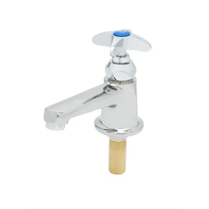 B-0710 Sill Faucet, 1/2" NPS Male Shank, Non-Splash Aerator, 4-1/8" Outlet to Center
