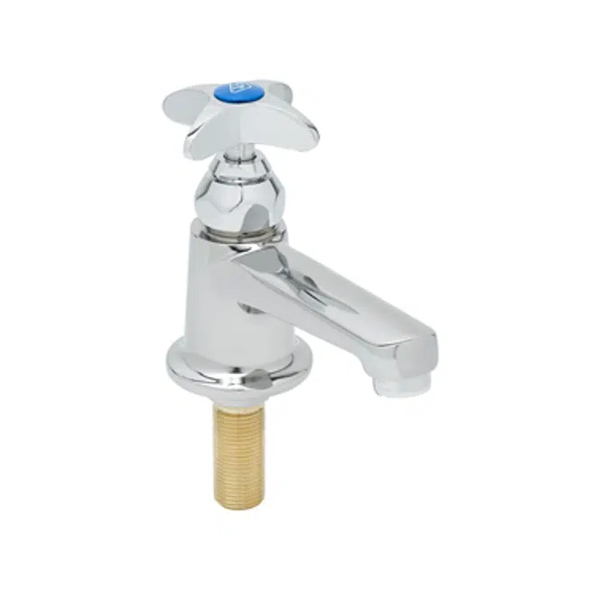 B-0710 Sill Faucet, 1/2" NPS Male Shank, Non-Splash Aerator, 4-1/8" Outlet to Center