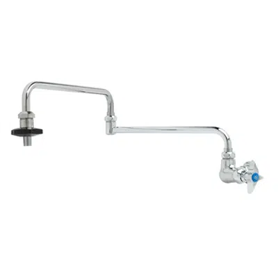 bilde for B-0594 Pot Filler, Wall Mount, Single Control, 24" Double-Joint Nozzle, Insulated On-Off Control