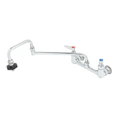 bilde for B-0597 Pot Filler, Wall Mount, 8" Centers, 18" Double Joint Nozzle, Insulated On-Off Control