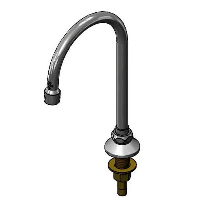 B-0520 Rigid/Swivel Gooseneck, Deck Mount, 133X Gooseneck, B-PT Full-Flow Outlet