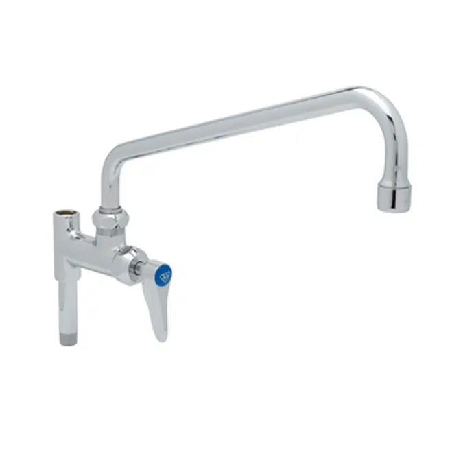 B-0156-CR Add-On Faucet, Cerama Cartridge, 12" Nozzle, Lever Handle