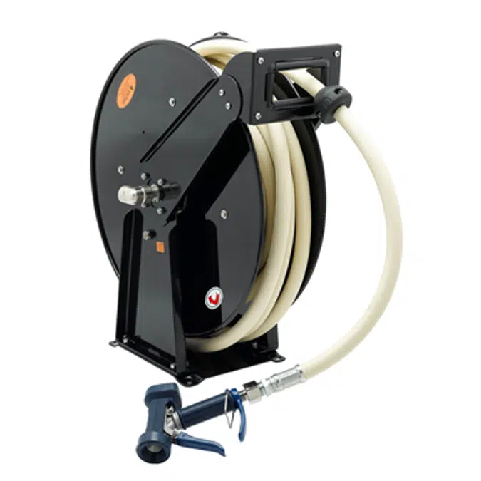 BIM objects - Free download! B-7142-01 Hose Reel, Open, Stainless