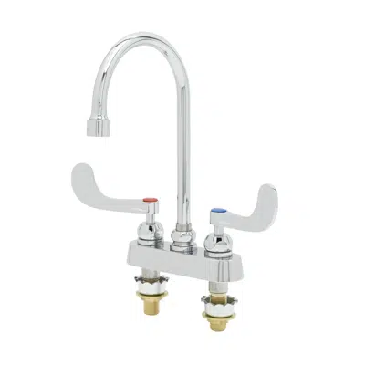 Image pour B-1141-XSCR4V15 Workboard Faucet, 4" Deck Mount, 6" Swivel GN, 1.5 GPM VR Outlet, 4" Handles, XS Shanks
