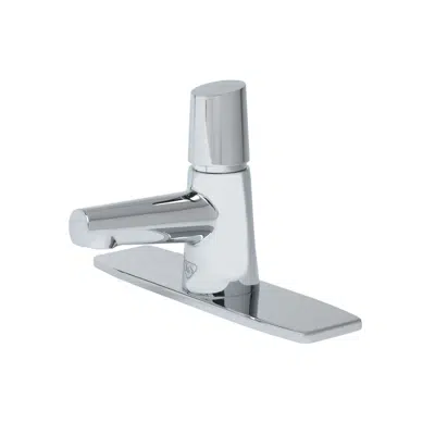 Imagem para BP-0723-8DP, LakeCrest Aesthetic Metering Lavatory Faucet, Polished Chrome, Deck Plate}