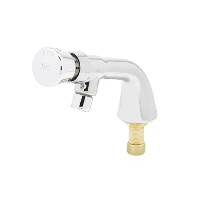 B-0805 Metering Faucet, Single Temperature, Push Button Cap, 1/2" NPT Male Shank için görüntü