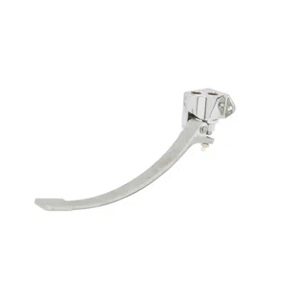 B-0508 Single Pedal Valve, Wall Mount, 1/2" NPT Female Inlet and Outlet, Ex-Long Pedal图像