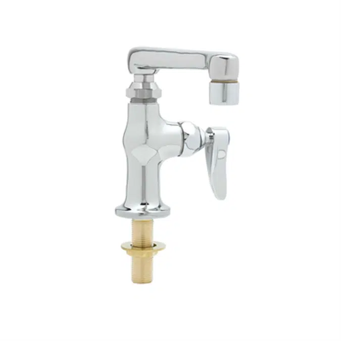 B-0208 Single Pantry Faucet, Single Hole Base, Deck Mount, 6" Cast Spout (OSC6), 2.2 gpm Aerator