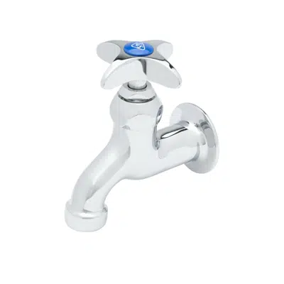 B-0700 Sill Faucet, 1/2" NPT Female Inlet, 4-Arm Handle, Plain Outlet图像