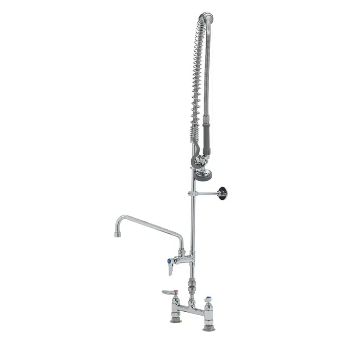 B-2277-01 Pre-Rinse Unit, B-0970-FEZ VB, Add-On Faucet w/ 12" Swing Nozzle, B-0107 Spray Valve