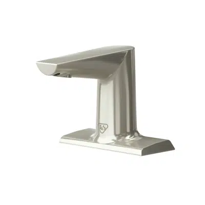 ECW-3153-BN WaveCrest Electronic Sensor Lavatory Fct, 4" Deck Mount, Brushed Nickel, 0.5 GPM / 1.9 LPM VR Hidden Spray Device için görüntü