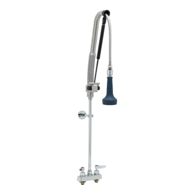 B-5110-CR-B8P Pull-Down PRU w/ Cerama Cartridges, Lever Handles & Wall Bracket