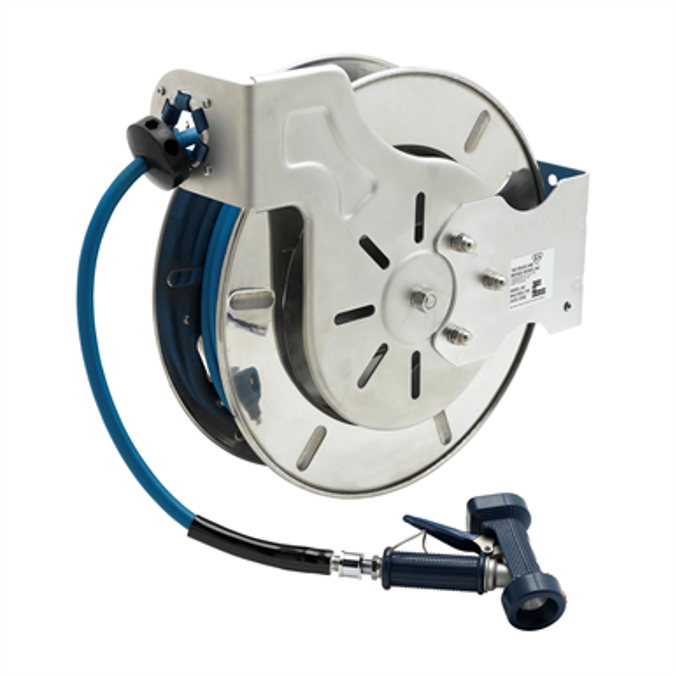 Bim Objects - Free Download! B-7142-02 Hose Reel, Open, Stainless Steel 