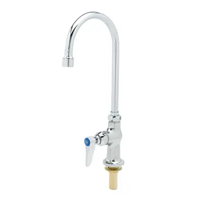 B-0305 Single Pantry Faucet, Deck Mount, Swivel/Rigid Gooseneck, Stream Regulator图像