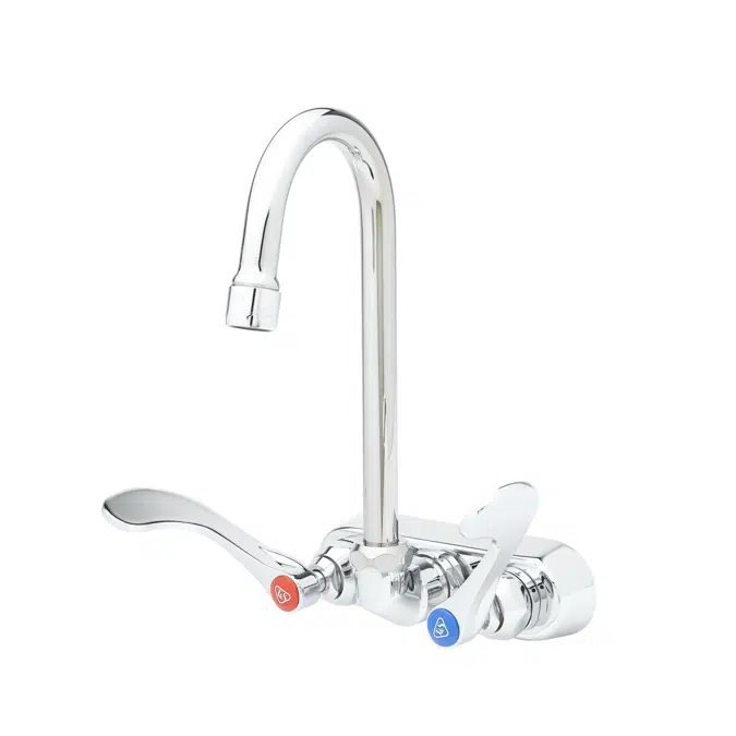 BIM objects - Free download! B-1146-02A-WH4 Workboard Faucet, 4