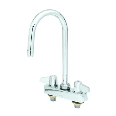 Image for 5F-4CLX05 Equip 4" c/c Deck Mount Workboard Faucet, 5-1/2" Swivel Gooseneck