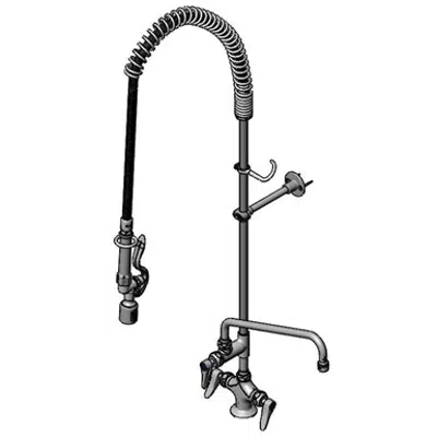 Image for B-0113-12-CRBJ EasyInstall Pre-Rinse, Single Hole Base, Ceramas, 12" ADF, B-0107-J, 6" Wall Bracket
