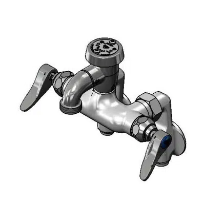 Image for B-0669-RGH Service Sink Faucet, Wall Mount, Adjustable Center, Vac. Breaker, Integral Stop, Rough