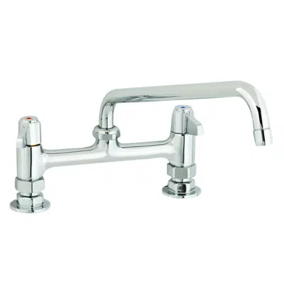 Image for 5F-8DLX12 Faucet, 8" Centers, Deck Mount, 12" Swing Nozzle