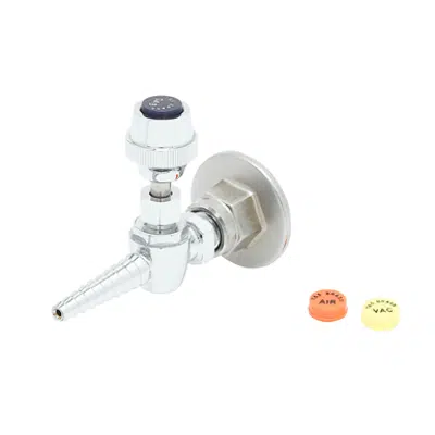 BL-4260-01 Lab Panel Flange, Needle Hose Cock, 3/8" NPT Female Inlet图像