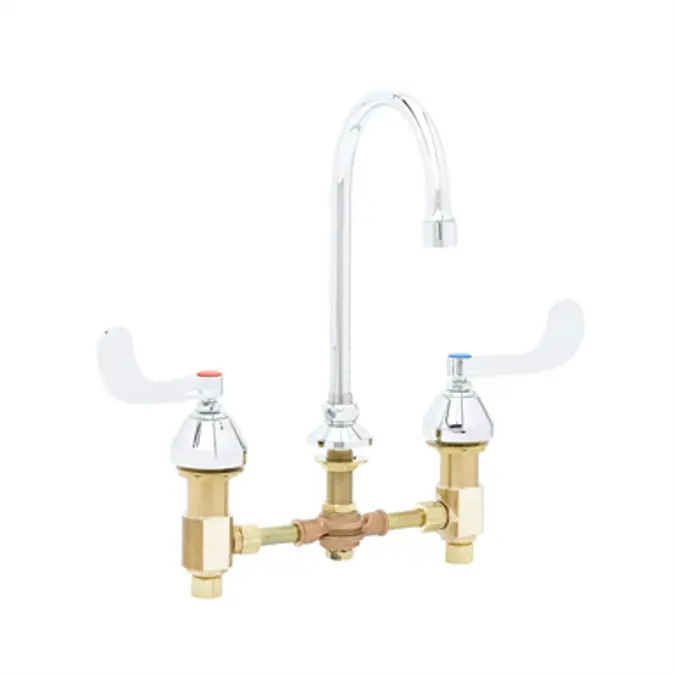 BIM objects - Free download! B-0867-04 Medical Faucet, Concealed Body ...