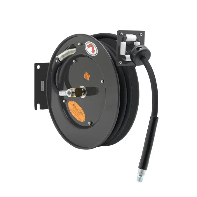 5HR-242 Hose Reel, Open, Epoxy Coated Steel, 3/8" ID x 50' Hose EQUIP