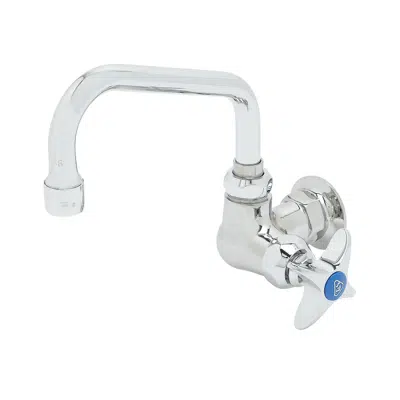 bild för B-0212 Single Pantry Faucet, Single Hole Base, Wall Mount, 6" Swing Nozzle (059X), 4-Arm Handle
