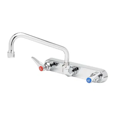 kuva kohteelle B-1128 Workboard Faucet, Wall Mount, 8" Centers, 12" Swing Nozzle, Lever Handles