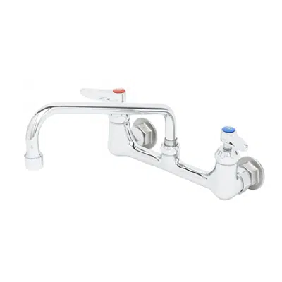 Image for B-2429-CR 8"c/c Wall Mount Faucet,1/2"NPT Female Inlets,Ceramic Cartridges,10"Swing Nozzle