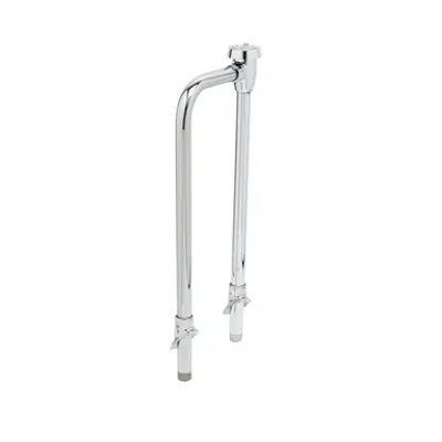 kuva kohteelle B-0455 Elevated Vacuum Breaker Assembly (1/2" NPT) w/ Angled Slip Flanges, 6" Centers