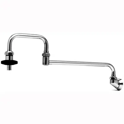 Image for B-0581 Pot Filler, Wall Mount, 24" Double-Joint Nozzle, 1/2" NPT Inlet, Insulated On-Off Control