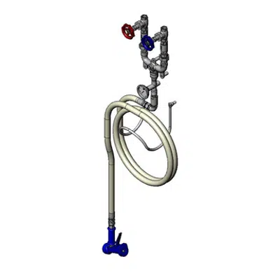 รูปภาพสำหรับ MV-0771-12CW Washdown Station w/ 3/4" Mixing Valve, Chrome Plated