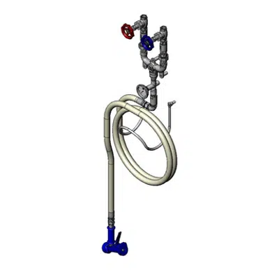 Image for MV-0771-12CW Washdown Station w/ 3/4" Mixing Valve, Chrome Plated