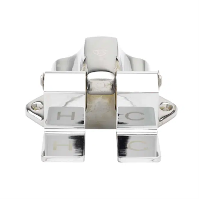 B-0502 Double Pedal Valve, Inlets 2-1/2" Centers, 1/2" NPT Inlets & Outlet