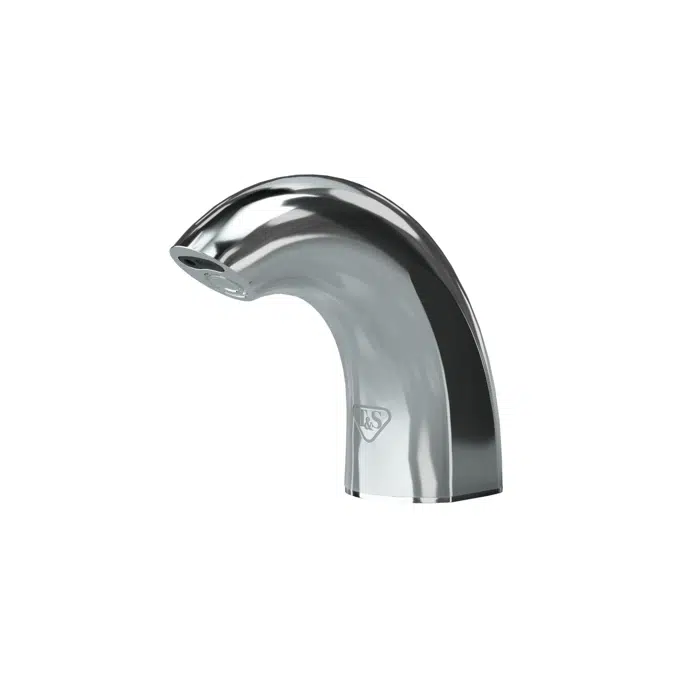 ECW-3158 WaveCrest Compact Cast Spout Sensor Lavatory Fct, Single Hole Deck Mount, Polished Chrome, 0.5 GPM / 1.9 LPM VR Hidden Spray Device