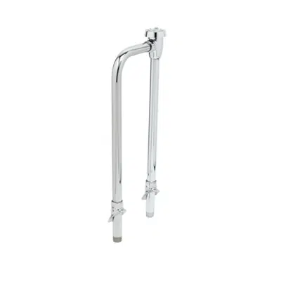 kuva kohteelle B-0457 Elevated Vacuum Breaker Assembly (3/4" NPT) w/ Angled Slip Flanges, 8" Centers