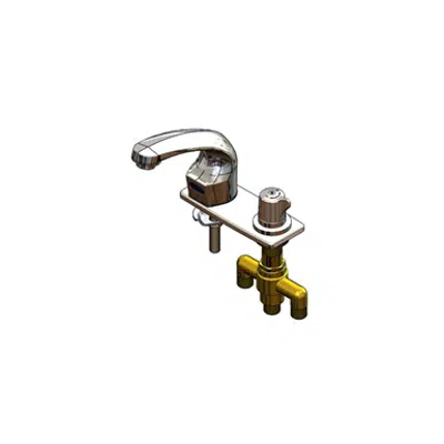 bild för EC-3102-SMT4V05 ChekPoint Elec Faucet, Deck Mt, Spout, Side Mt TMV, 4" C-C Deck Plate, 0.5 GPM