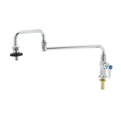B-0590 Pot Filler, Deck Mount, Single Temp, 18" Double-Joint Nozzle, Insulated On-Off Control için görüntü