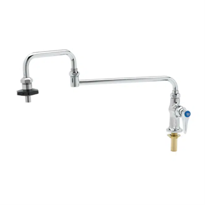 B-0590 Pot Filler, Deck Mount, Single Temp, 18" Double-Joint Nozzle, Insulated On-Off Control