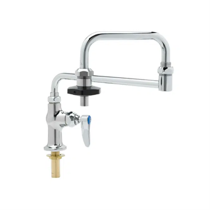 B-0590 Pot Filler, Deck Mount, Single Temp, 18" Double-Joint Nozzle, Insulated On-Off Control