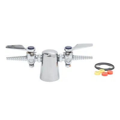 BL-4200-02 Lab Turret, Tapered w/Two 180 Degree Hose Cocks图像