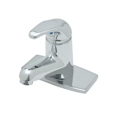 Image for B-2703 Single Lever Faucet, Ceramic Cartridge, Short Spout, Rigid Base, Flex Lines, Deckplate