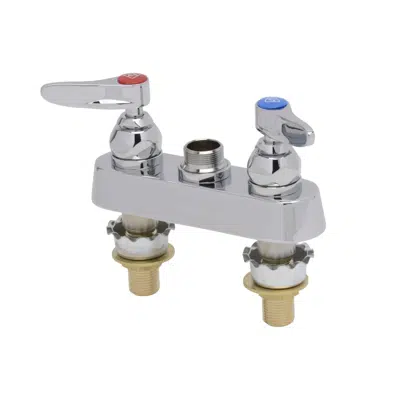 Image for B-1110-XS-LN Workboard Faucet, Deck Mount, 4" Centers, Lever Handles, 2" Shank, Less Nozzle
