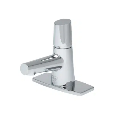 Image for BP-0723-4DP, LakeCrest Aesthetic Metering Lavatory Faucet, Polished Chrome, Deck Plate