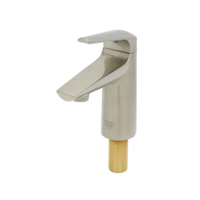 imagen para BP-2704-BN LakeCrest Aesthetic Single Hole Single Handle Faucet, Brushed Nickel