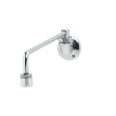 bild för B-0577 Range Faucet, Wall Mount, Aerator, 13-1/8" Nozzle Length, 1/2" NPT Male Inlet