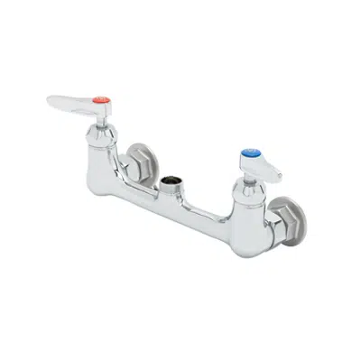 Image for B-0230-CR-LN Double Pantry Swivel Base Faucet, Wall Mount, 8" Centers, Ceramic Cartridges, Less Nozzle