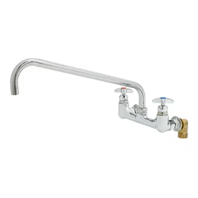 Image for B-0291 BIG-FLO Mixing Faucet, Wall Mount, 8" Centers, 18" Swing Nozzle, LL Inlets