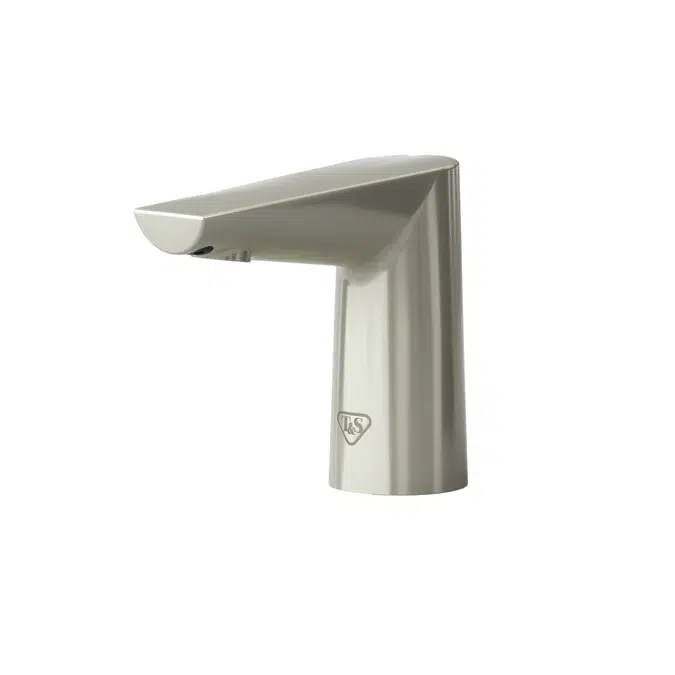 ECW-3152-BN WaveCrest Electronic Sensor Lavatory Fct, Single Hole Deck Mount, Brushed Nickel. 0.5 GPM / 1.9 LPM VR Hidden Spray Device